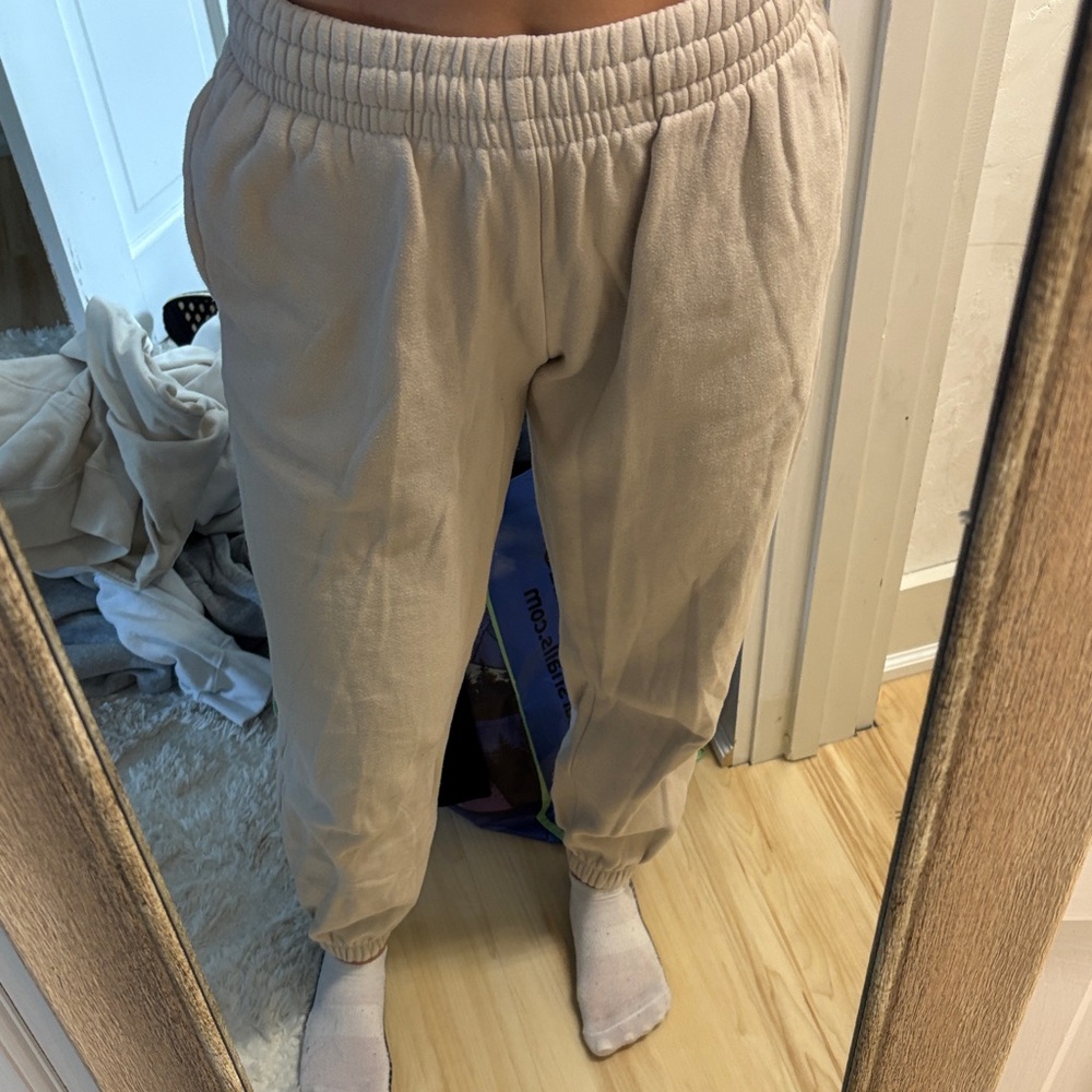 Garage Light Beige Jogger Pants